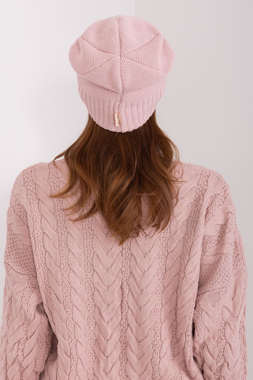 Pearl-Embellished Winter Hat