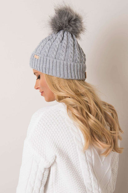 Chic Plaid Pom-Pom Beanie