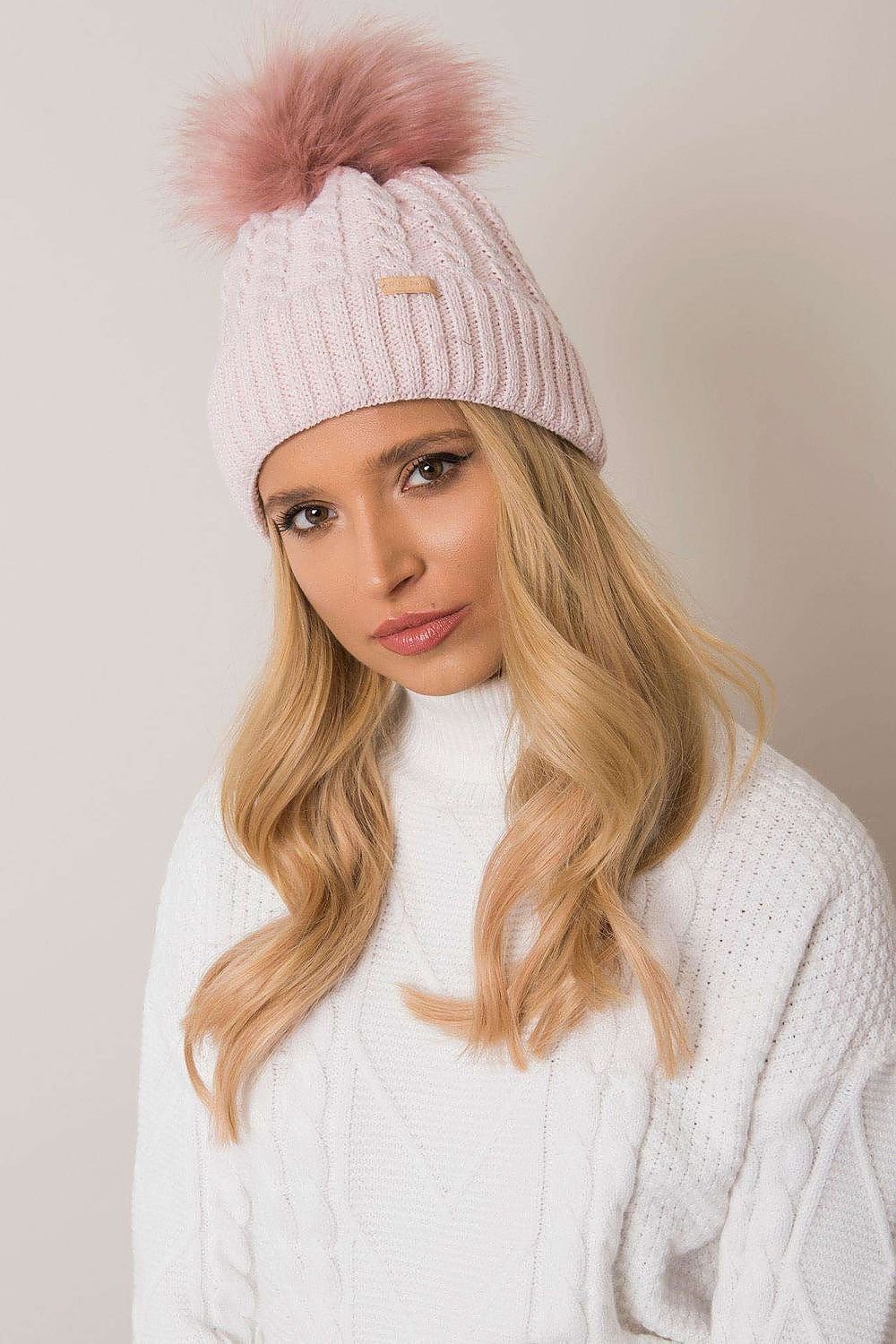 Chic Plaid Pom-Pom Beanie