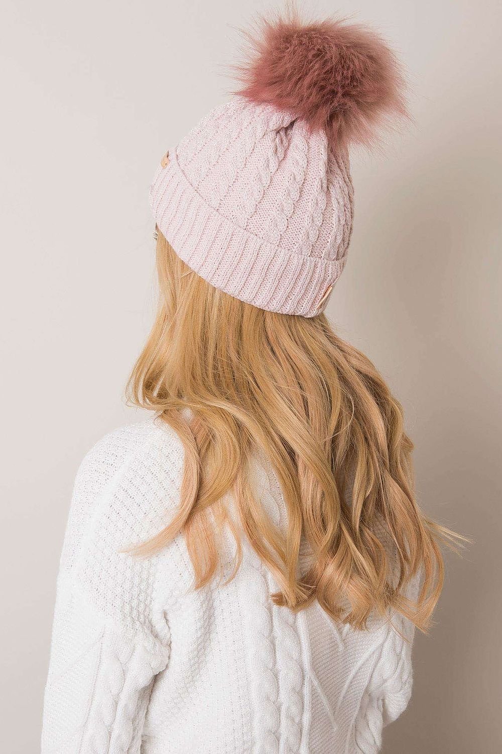 Chic Plaid Pom-Pom Beanie