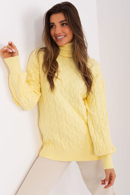 Variegated Knit Turtleneck with Plaid Weave - Michelle & Kenza Co.