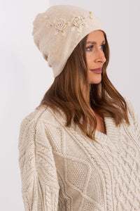 Cashmere Applique Winter Hat