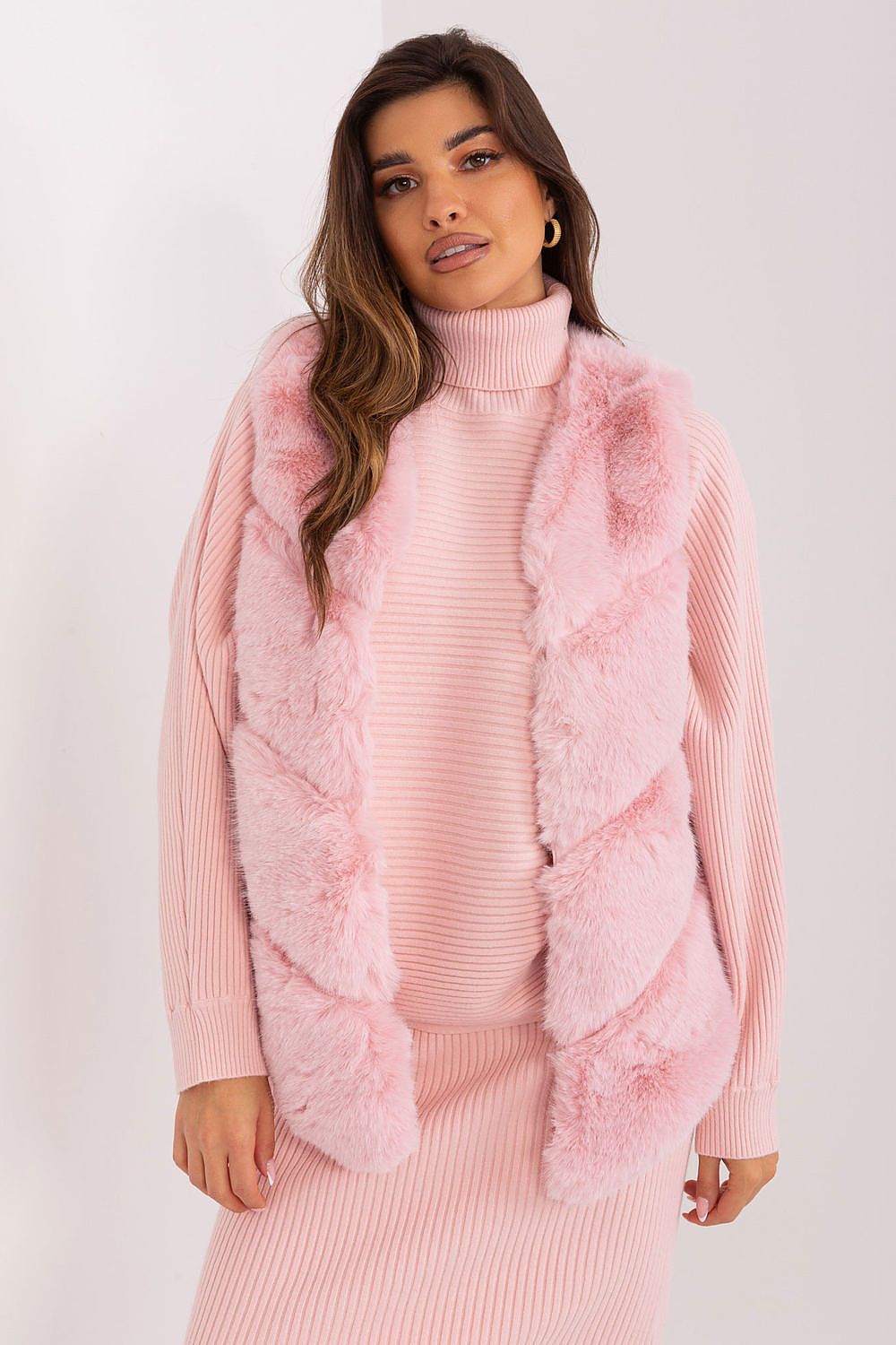 Faux Fur Gilet with Practical Pockets - Michelle & Kenza Co.