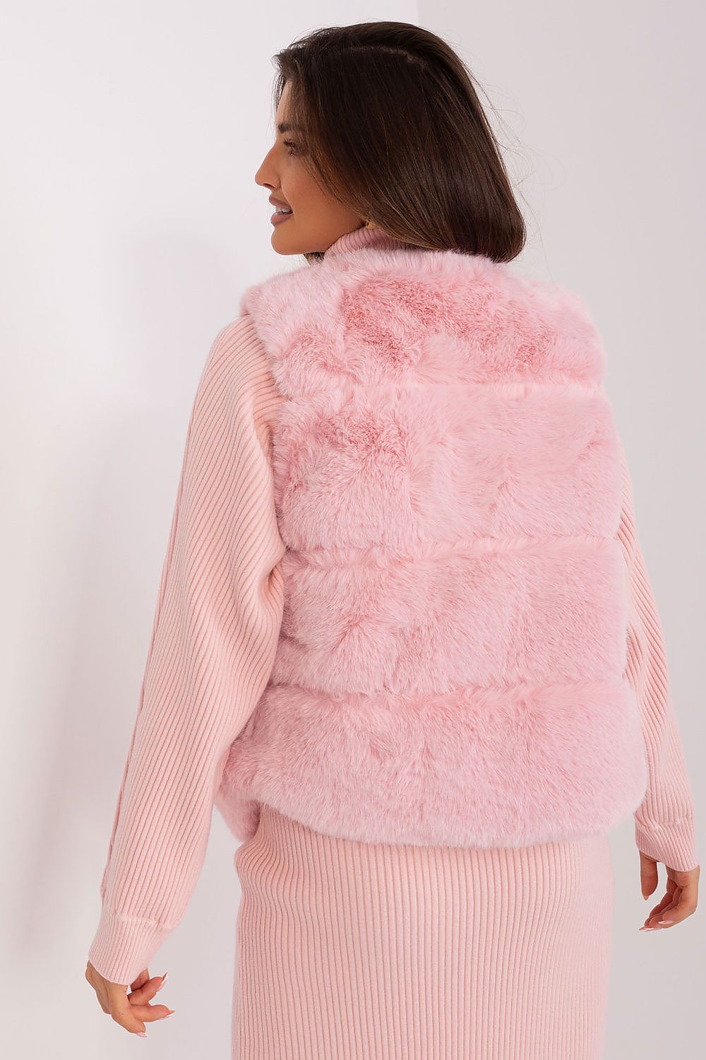 Faux Fur Gilet with Practical Pockets - Michelle & Kenza Co.