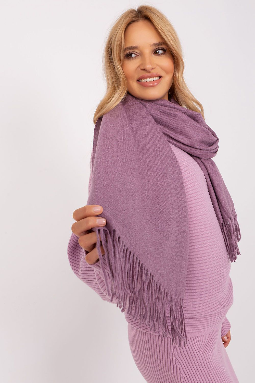 Sophisticated Tassel Shawl