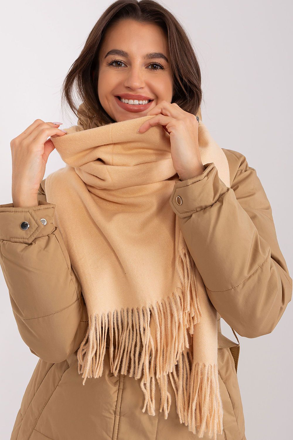 Chic Long Scarf - Tasselled