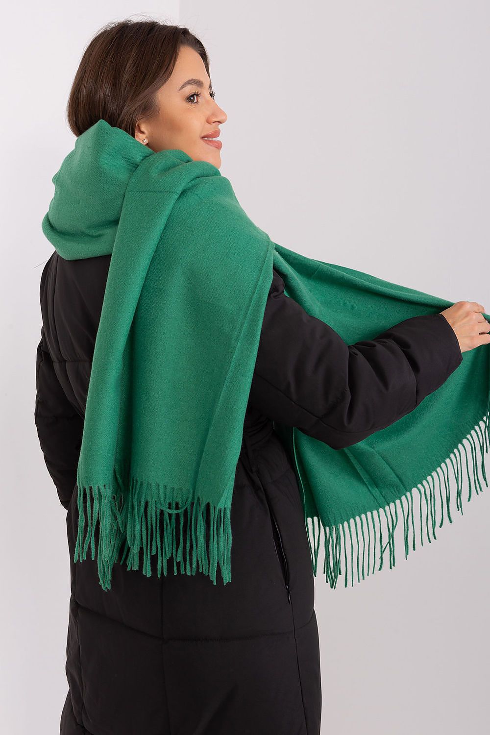 Chic Long Scarf - Tasselled