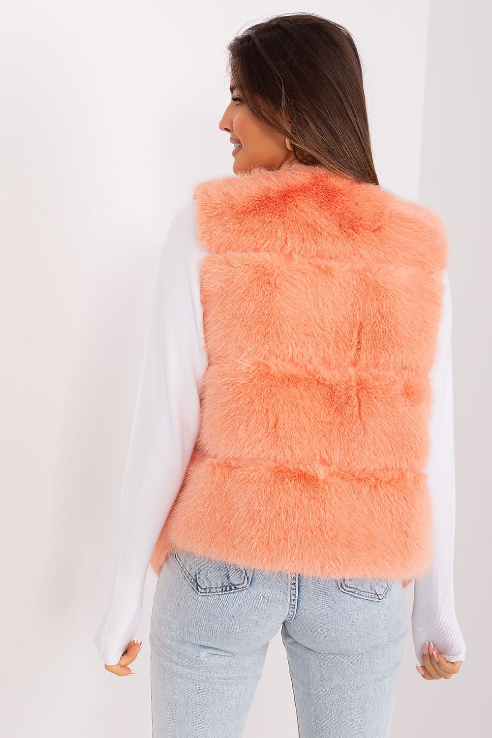 Chic Faux Fur Gilet - Practical Pockets