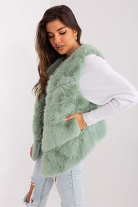 Chic Faux Fur Gilet - Practical Pockets