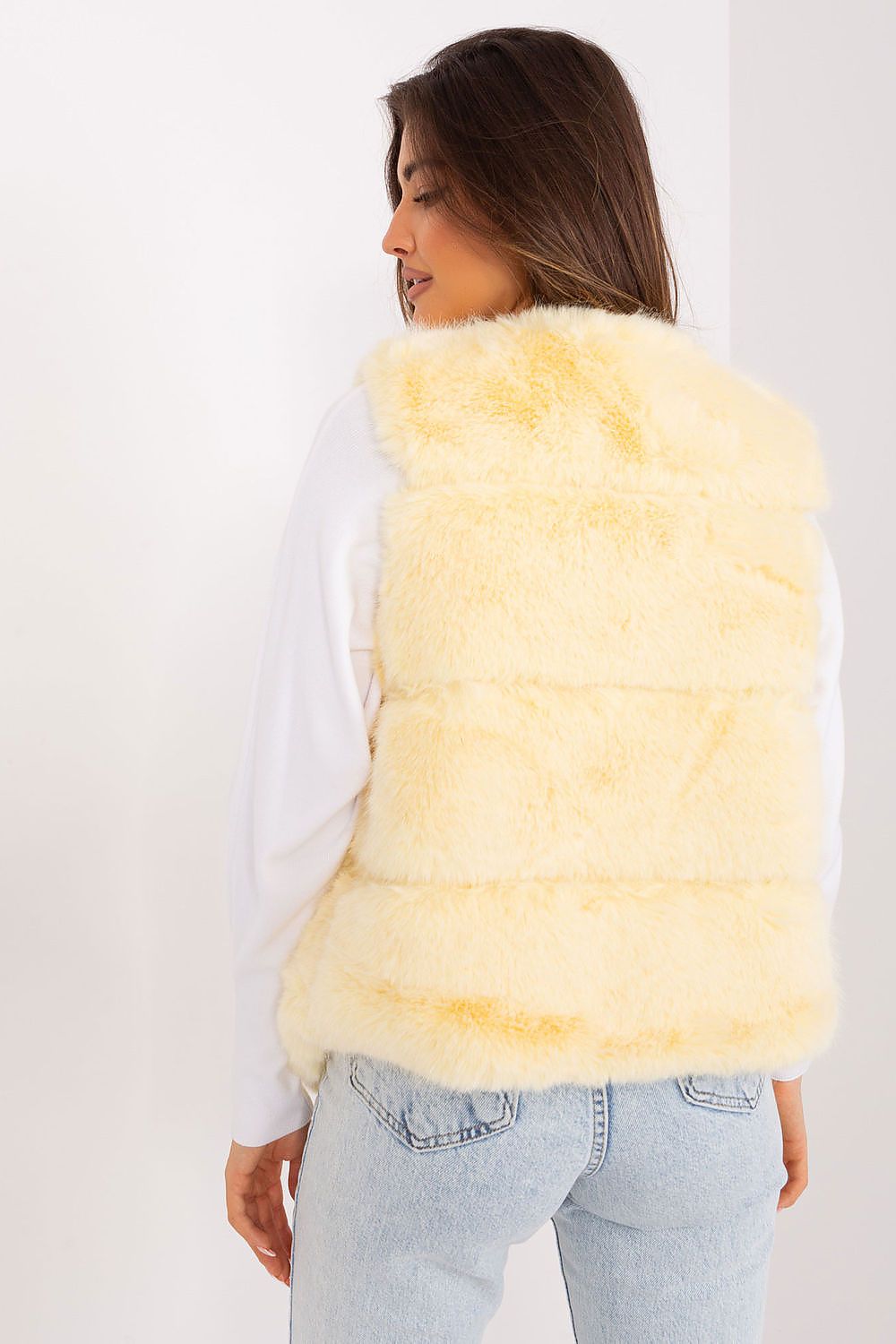 Chic Faux Fur Gilet - Practical Pockets