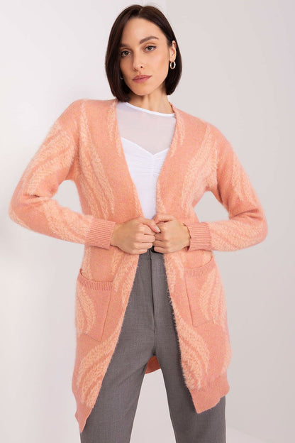 Variegated Knit Cardigan with Slip Pockets - Michelle & Kenza Co.