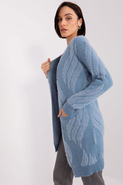 Variegated Knit Bedspread Cardigan