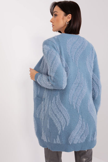 Variegated Knit Bedspread Cardigan