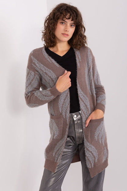 Variegated Knit Bedspread Cardigan