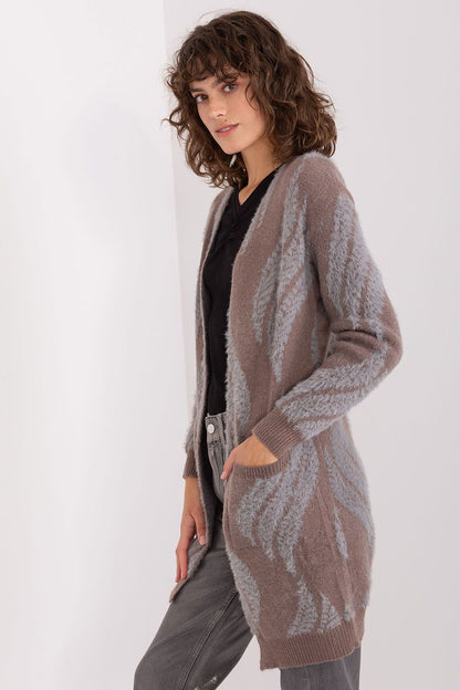 Variegated Knit Bedspread Cardigan