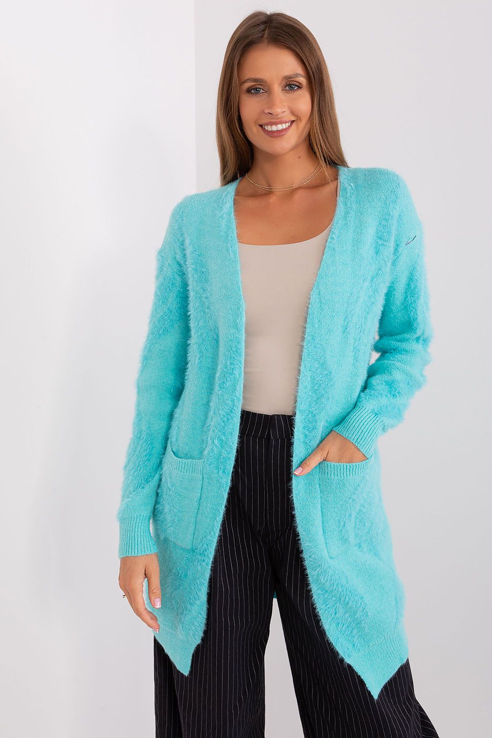 Variegated Knit Bedspread Cardigan