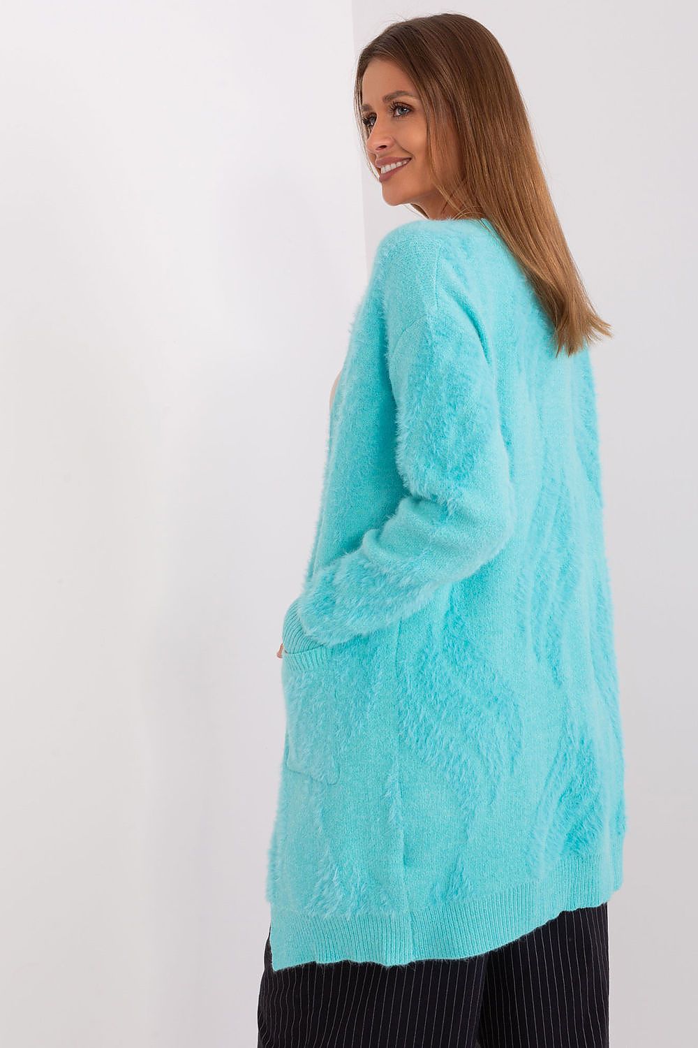 Variegated Knit Bedspread Cardigan