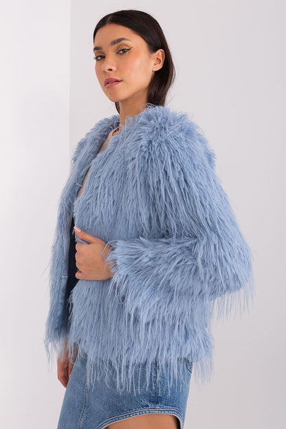 Fur Finish Elegant Transitional Jacket