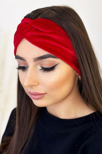 Soft Velour Knot Headband