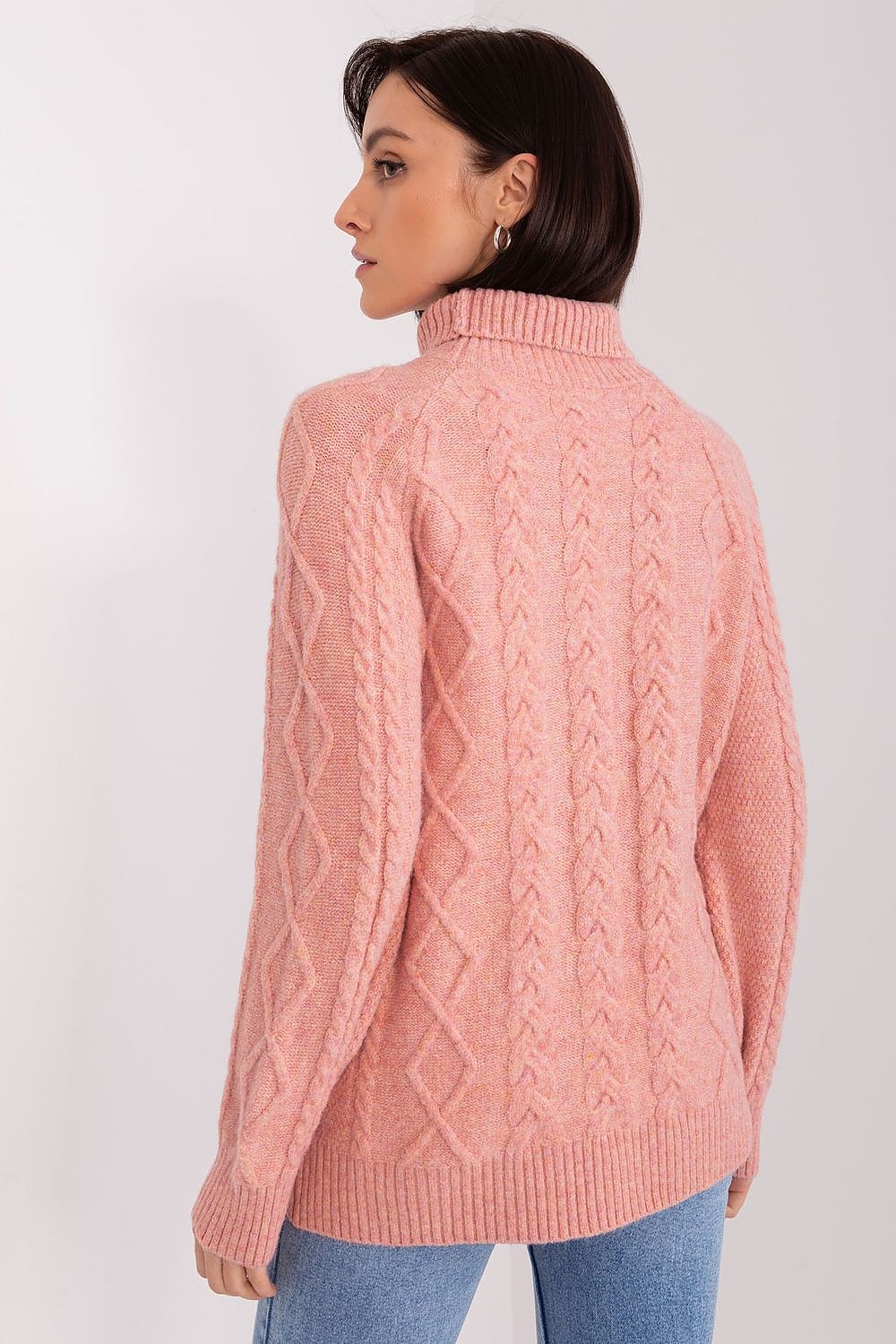 Acrylic Sweater with Plaid Texture - Michelle & Kenza Co.