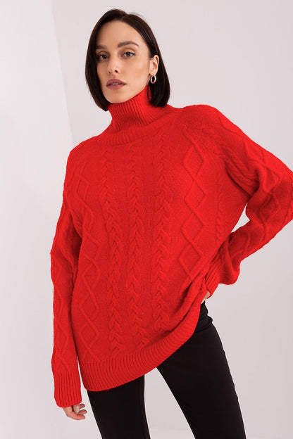 Acrylic Sweater with Plaid Texture - Michelle & Kenza Co.