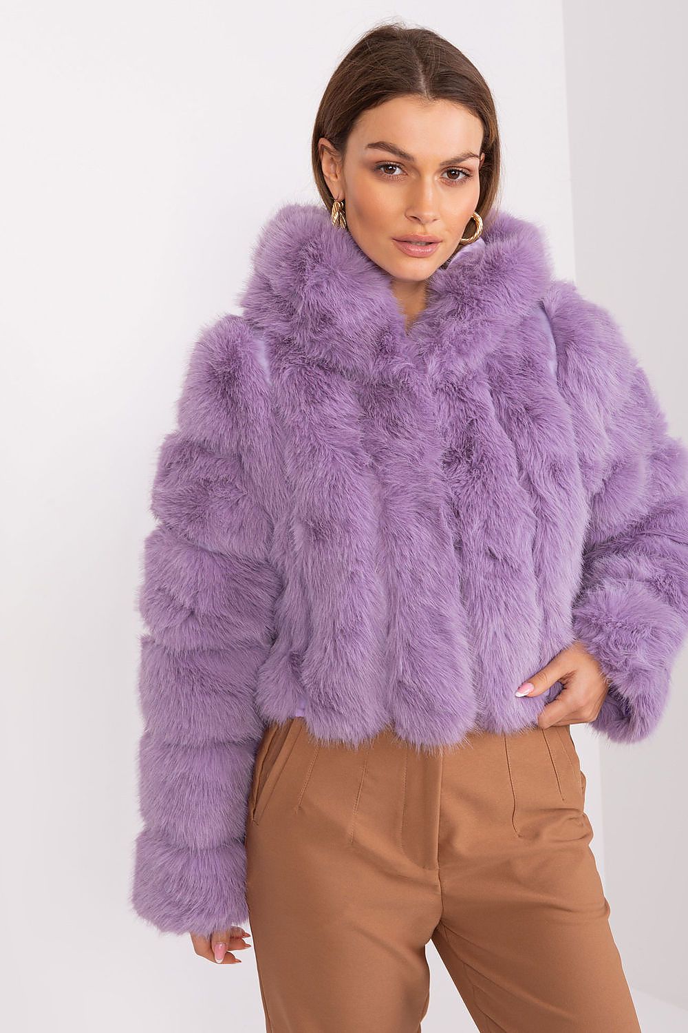 Chic Fur-Trimmed Jacket