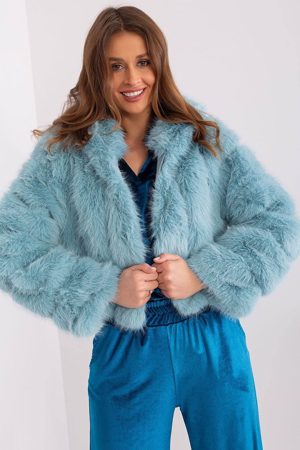 Chic Fur-Trimmed Jacket