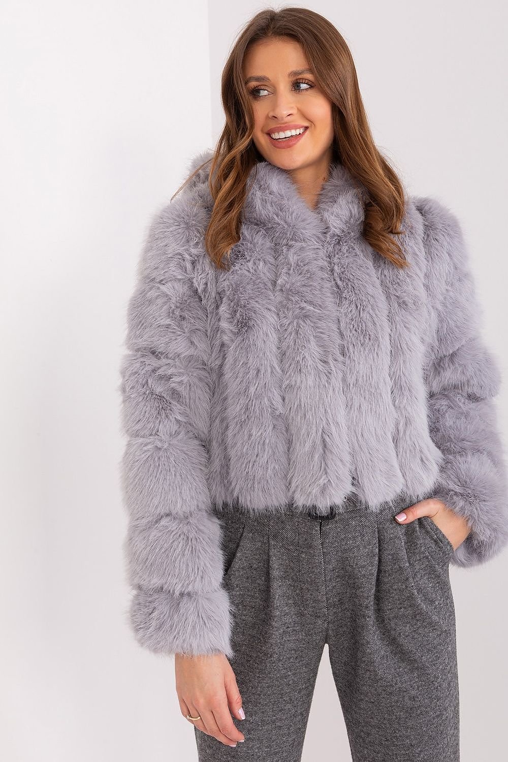 Chic Fur-Trimmed Jacket