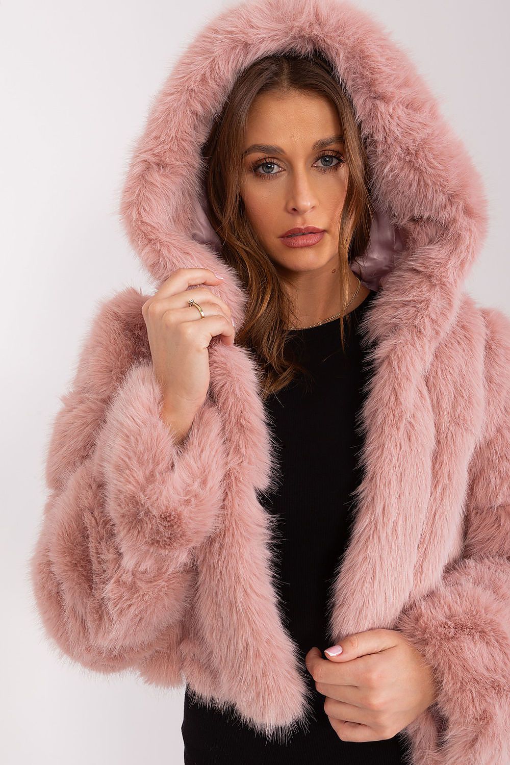 Chic Fur-Trimmed Jacket