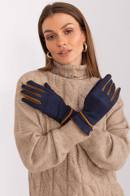 Braided Floral Touch Gloves