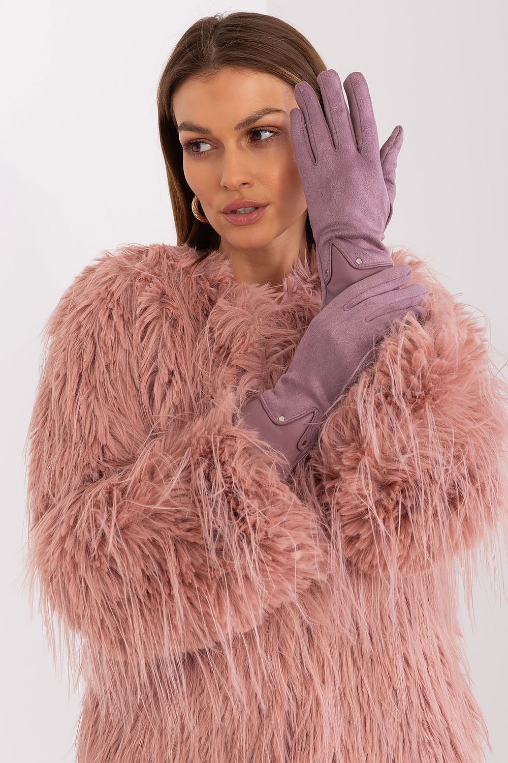 Elegant Touchscreen Gloves - Embroidered