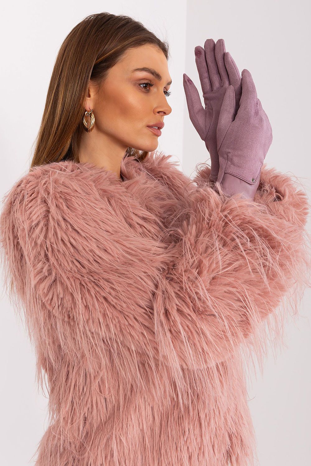 Elegant Touchscreen Gloves - Embroidered