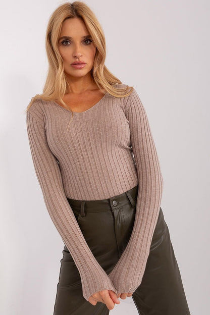 Chic Ribbed Sweater