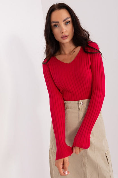 Chic Ribbed Long Sleeve Sweater