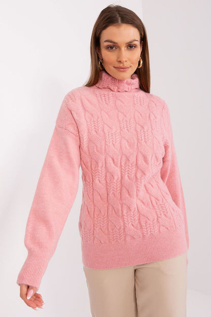 Everyday Elegant Variegated Turtleneck Sweater