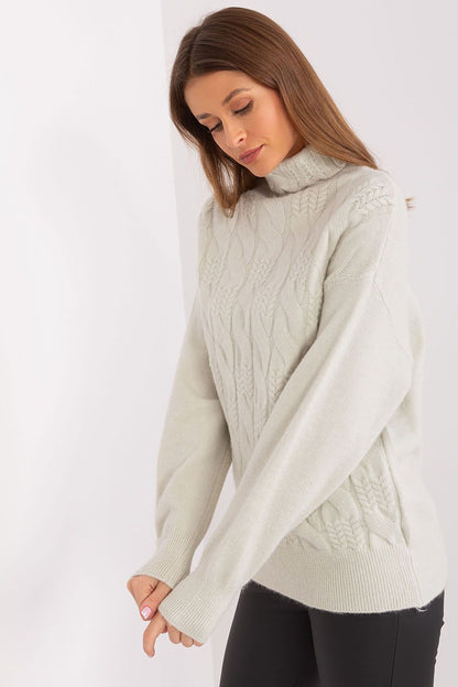 Everyday Elegant Variegated Turtleneck Sweater