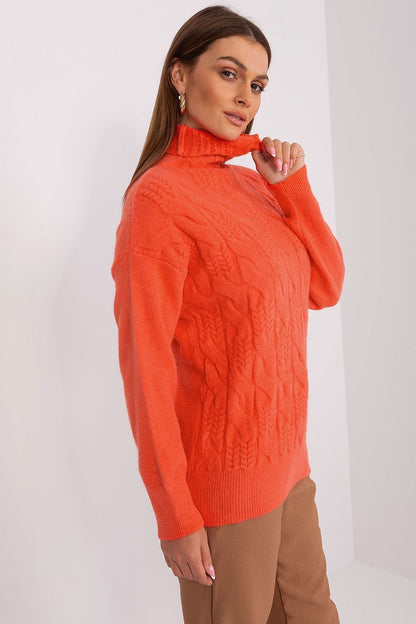 Everyday Elegant Variegated Turtleneck Sweater