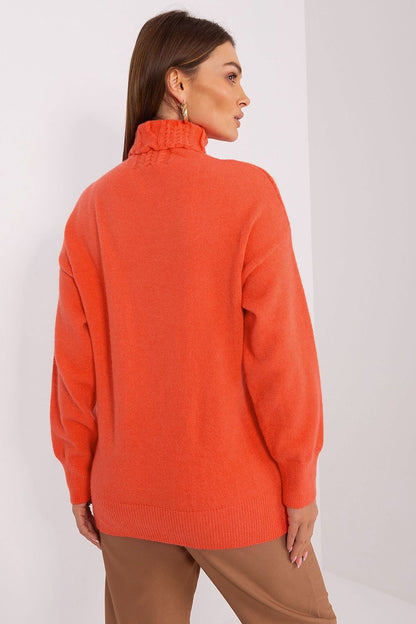 Everyday Elegant Variegated Turtleneck Sweater