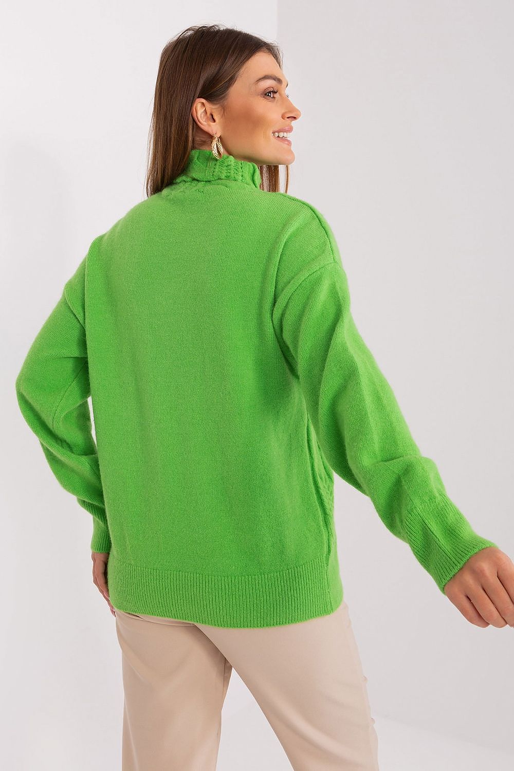 Everyday Elegant Variegated Turtleneck Sweater