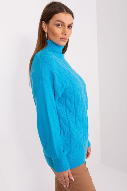 Everyday Elegant Variegated Turtleneck Sweater