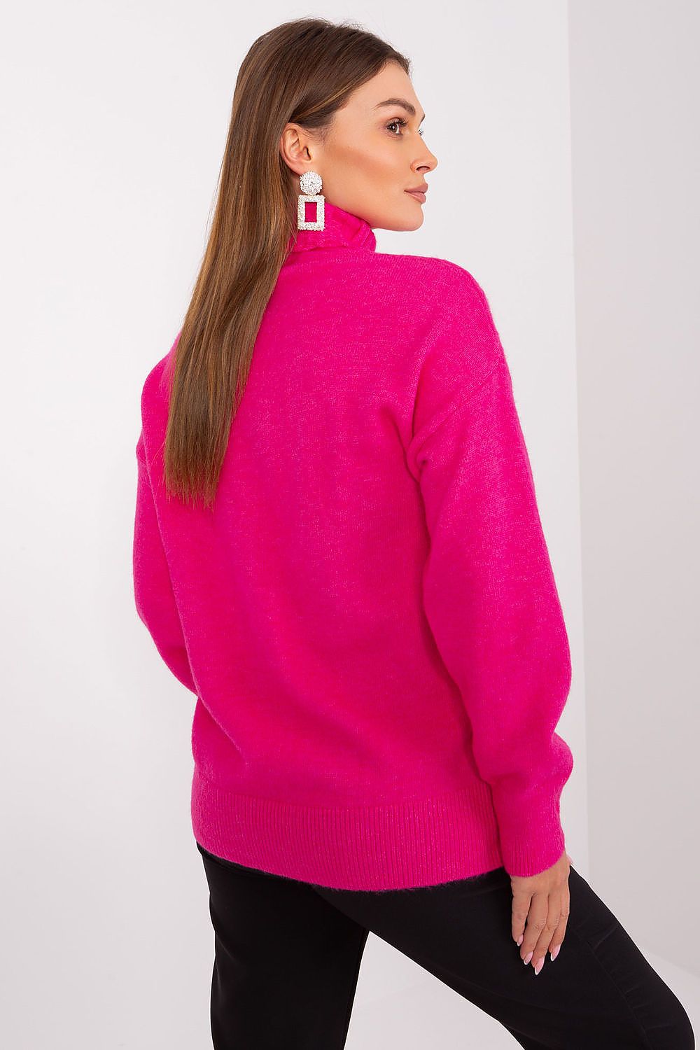 Everyday Elegant Variegated Turtleneck Sweater