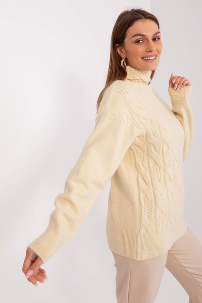 Everyday Elegant Variegated Turtleneck Sweater