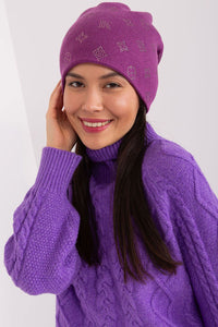 Rhinestone Cashmere Beanie