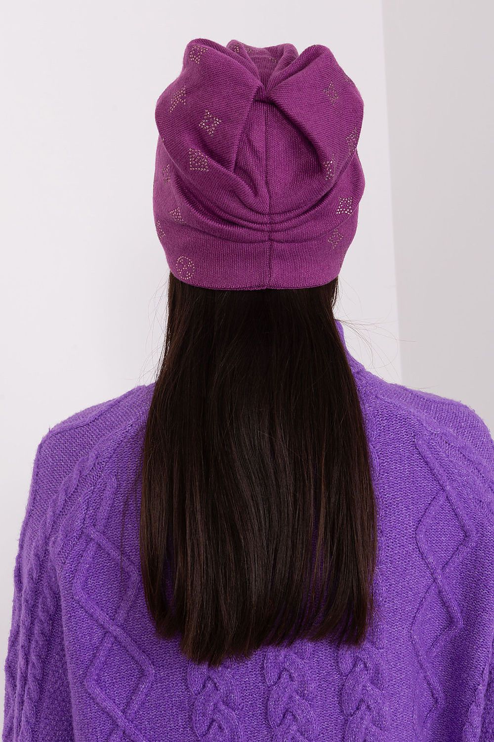 Luxurious Cashmere Rhinestone Beanie