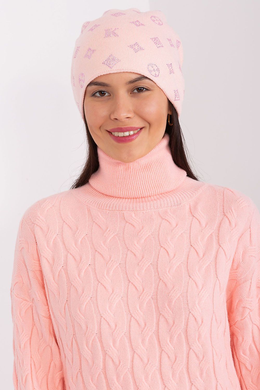 Luxurious Cashmere Rhinestone Beanie