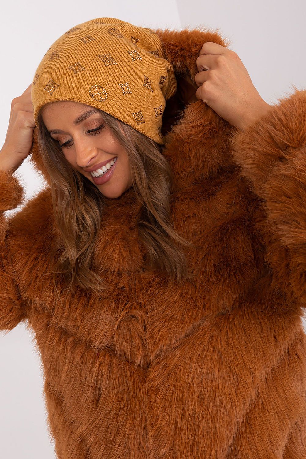 Luxurious Cashmere Rhinestone Beanie