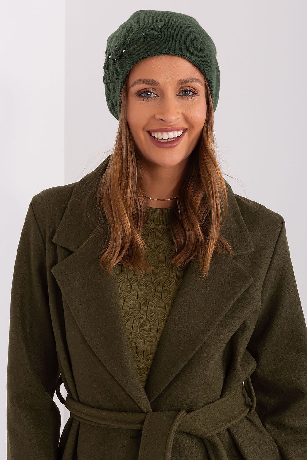 Cashmere Applique Winter Hat