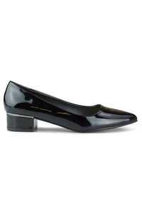 Elegant Eco Leather Black Pumps