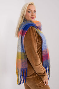 Plaid Scarf with Tasselled Edges - Michelle & Kenza Co.