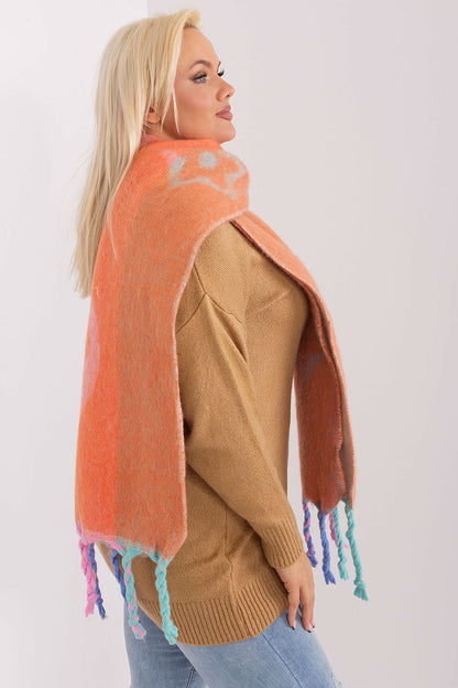 Chic Shawl with Decorative Stripes - Michelle & Kenza Co.